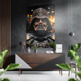 Darth Wader Brushed Aluminum Dibond Wall Art.